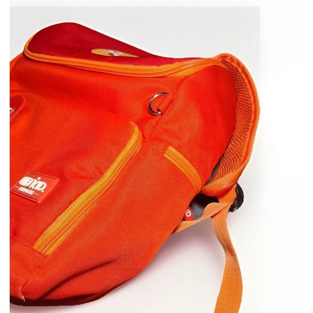 VIPKid Dino Orange and Red Backpack Storage IPad,Tablet,‎ Laptop